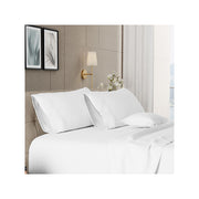 Aireolux 1000 Thread Count Ultra-Soft & Silky Luxury Egyptian Cotton Sheets And Pillowcases - WHITE ONE SIZE