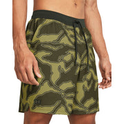 Under Armour Shorebreak 2-in-1 Boardshorts for Men - OD Green/Hushed Green/Baroque Green - L