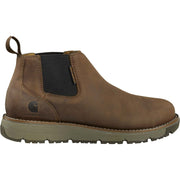 Carhartt Millbrook Romeo 4 Soft Toe Men's Work Boots, Brown Oil-Tanned Leather, 4 Inch Shaft, Slip-Resistant Wedge Outsole, EH Rated, Size 10.5 M