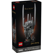 LEGO Icons The Lord of the Rings Sauron's Helmet Building Set, 538 Pieces, Multicolor, Display Model with Sauron Minifigure and Name Plaque, 6588522