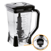 Nezpare Replacement Blender Pitcher Set, 72oz XL Capacity, Clear with Lid and Stainless Steel 6-Blade Assembly, Compatible with Ninja BL660 BL770 BL771 BL773 BL740 BL780 NES-BL-004