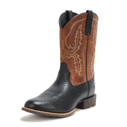 Ariat Sport Stratten Western Work Boot, Premium Full-Grain Leather, Black Adobe Weathered Chestnut, Men's 9.5 D, 10053659