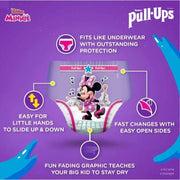 Huggies 990070631 Pull-Ups Potty Training Pants for Girls 3T-4T 32-40 Pounds (116 Count)