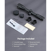 CVLIFE 3-9x40 AO Hunting Rifle Scope, BDC Reticle, Adjustable Parallax, Matte Black - Portable