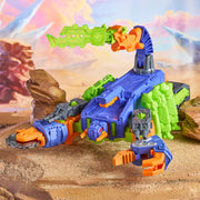 Hasbro Transformers Cyberworld Scorponok Strike Battle Set, 2-in-1 Transforming Robot and Scorpion Playset with Lights and Sounds, 14-Inch Robot, 20-Inch Playset