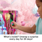 Fisher-Price Little People Disney Princess Toy Advent Calendar, 24 Toys, Multicolor, Toddler Holiday Playset JCW74