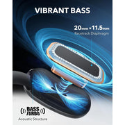 Soundcore AeroFit 2 Open-Ear Headphones by Anker, Real-Time Translation, 4 Adjustable Ear Hooks, Hi-Res Audio with Deep Bass, 42H Playtime, IP55 Waterproof, AI Clear Calls, Wireless Charging