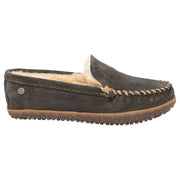 Minnetonka Sheepskin Terese Slippers for Ladies - Charcoal - 9M