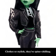 Mattel JKM49 Monster High x Universal Monsters Frankenstein Collector Doll with Black Clothes & Windmill Purse