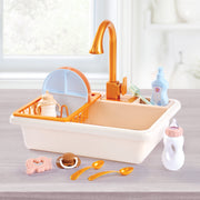 Jakks Pacific 72843 My Sweet Love Sink Playset with Working Faucet, 12 Accessories, Durable Plastic, for Ages 3+