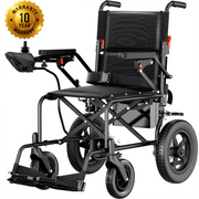 SACVON YHWL-001 Foldable Electric Wheelchair for Seniors, All Terrain Motorized Wheelchair for Seniors with Detachable Battery