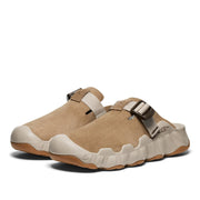 Keen 1030763 Hyperport Leather Clogs for Men - Cornstalk/Plaza Taupe - 10.5M