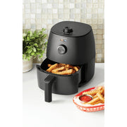 Mainstays MS940340791409 MS 2.2QT Air Fryer Black, Non-Stick, Dishwasher-Safe