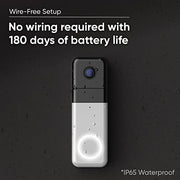 WYZE Wireless Video Doorbell Pro, 1440p HD, 1:1 Aspect Ratio Head-to-Toe View, Two-Way Audio, Night Vision, Wireless, Battery Powered, Chime Included