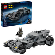 LEGO DC Batman v Superman Batmobile Building Blocks Set, 220 Pieces, Armored Batman Minifigure with Fabric Cape, Golden Anniversary Coin, Ages 9+, 76331