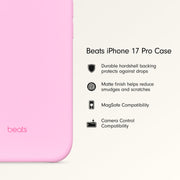 Beats iPhone 17 Pro Case with MagSafe, Camera Control, Matte Finish, Pebble Pink, MGKF4LL/A
