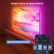 Govee Smart DreamView TV Backlight T3S, 11.8ft RGBIC LED Strip Lights with 1080p Smart Camera, Voice Control, Music Sync for 55-65 Inch TVs H6098AD7