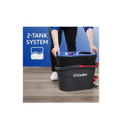 O-Cedar 168534 RinseClean Spin Mop And Bucket System