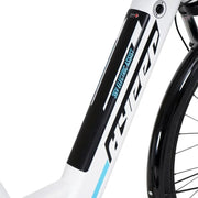 Hyper Bicycles HYP-E700-1301 E-Ride 700C 36V Electric Commuter E-Bike for Adults, Pedal-Assist, 250W Mid-Drive Motor, Matte White