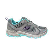 Skechers 179097S Women's Lace up Memory Foam Hiker Shoe, grey, 10