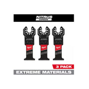 Milwaukee 49-25-1573 NITRUS CARBIDE Extreme Materials Universal Fit OPEN-LOK Multi-Tool Blade 3PK