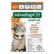Bayer 4461677 Advantage II, Small Cat, 5 to 9-Pound, 6-Month