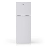 TCL Compact Refrigerator, 4.7 Cu Ft Double Door, White, Reversible Doors, Adjustable Shelves, Quiet Operation, TRM47D5AW