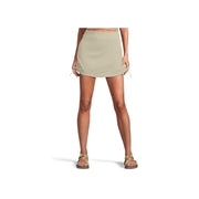 Columbia Women's All Seasons Ruched Skort with Omni-Shade UPF 50, Omni-Shield Repellency, Built-In Shorts, Comfort Waistband, Safari, X-Small, 2114801348XS