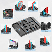 Tokluck Switch Sports Accessories Bundle with Organizer Station for Nintendo Switch/OLED Console & Controller