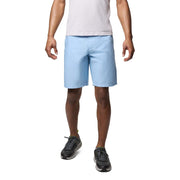 Columbia Men's Washed Out Short, Classic Fit Cotton Shorts, Ripple Blue, 32W x 10L, 149195
