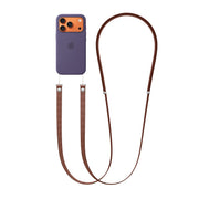 Apple Crossbody Strap, Eco-Friendly Adjustable Magnetic Length, Sienna, Compatible with iPhone 17 Series and iPhone Air Cases, MGGN4LL/A