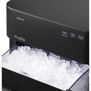 GE Profile Opal 2.0 Ultra Nugget Ice Maker with Scale Inhibiting Filter, WiFi, Touch Display, Black, 38 lbs Daily Production, XPIO23SWBB
