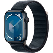 Apple Watch Series 9 Smartwatch, 41mm Silver Aluminum Case, Winter Blue Sport Loop, GPS and Cellular, Bright AMOLED Display, Water Resistant, 64GB MRMF3LL/A-NSM