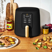 Beautiful 29029 6 Qt Air Fryer with TurboCrisp Technology, Black Sesame