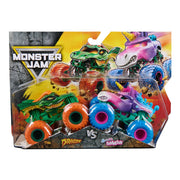 Spin Master Monster Jam Dragon vs Sparkle Smash 1:64 Scale Die-Cast Monster Truck Two-Pack