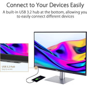 ASUS ProArt PA248CRV 24.1 Inch WUXGA IPS Monitor, 97% DCI-P3, 100% sRGB, USB-C PD 96W, 75Hz, Ergonomic Stand, Silver