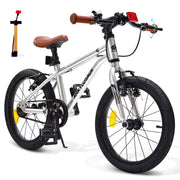 Ankylosaur 16 inch Bicycle with Unique Belt Drive for Boys Girls Ages 4-12 Years