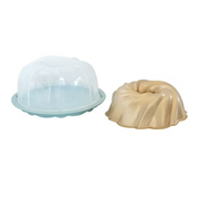 Nordic Ware 3-piece Bundt Bakeware Set with 10 Cup Nonstick Aluminum Bundt