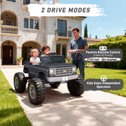 Wisairt Chevrolet Cheyenne 24V Ride On Truck, Remote Controlled, 2-Seater, Gray, Battery Powered, Kids 3-8 Years