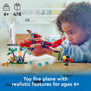 LEGO 60413 City Fire Rescue Plane Toy Set