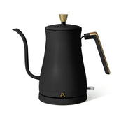 Made by Gather 19281 Beautiful 1.0L Electric Gooseneck Kettle, Black Sesame