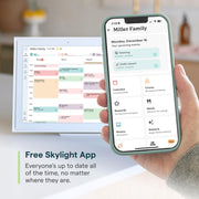 Skylight Calendar: 15-inch Wall Planner Digital Calendar & Chore Chart