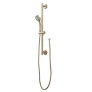 Isola Adjustable Wall Mount Slide Bar with Handshower - Brushed Nickel