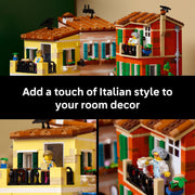 LEGO 6530100 Ideas Italian Riviera Building Set, 3,251 Pieces, 3 Colorful Buildings with Removable Roofs, 10 Minifigures, Multicolor, 21359