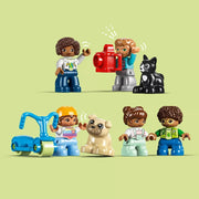 LEGO 10994 DUPLO Town 3in1 Family House Pretend Building Toy Set