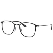 Ray-Ban RX6466 Full-Rim Metal Square Eyeglasses Matte Black 51mm 19 Bridge 145mm Temple