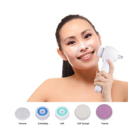 NEXPURE Blackhead Remover Vacuum Rechargeable Facial Cleansing Brush