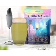 Yerba Mate Instant Tea Powder, 3-in-1 Super Drink, Peach Mango, 90 Servings