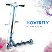 TOYTEXX HT2 Stunt Scooter with Aluminum Core Wheels, ABEC-9 & HIC Compression System, Pro Freestyle Kick Scooter for Beginners