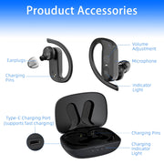 KIBVOE Rechargeable In-Ear Sound Amplifier, 16-Channel DSP, Noise Cancelling, Magnetic Charging Case, Black, LK-202213